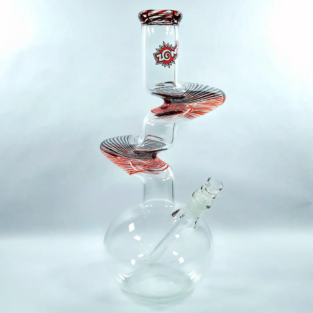 Zong: 14" 2 Kink - Dual Striped Color (Black and Red)