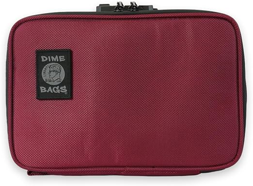Dime Bags: "Goodfella" Smell Proof/ Lockable (Oxblood - Size: 10")