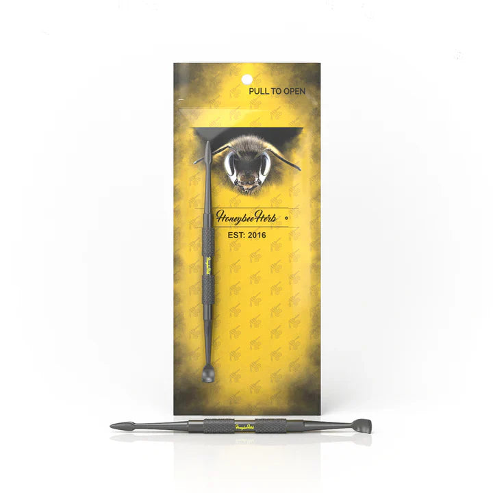 Honeybee Herb: Stainless Steel Dab Spoon (Large)