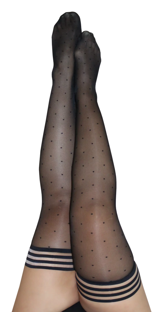 Ally Polka Dot Thigh High