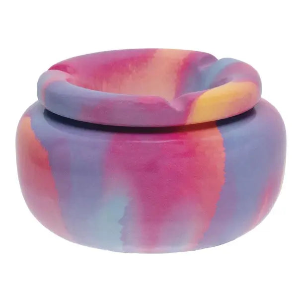 Fujima: Moroccan Ceramic Ashtray (Trippy Pastel)