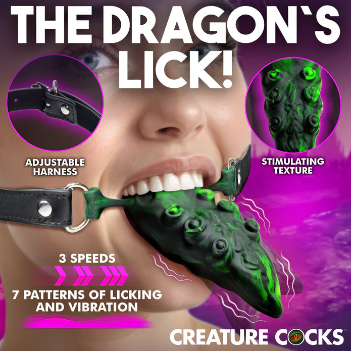 Creature Cocks Oral Enhancer - Dragons Lick