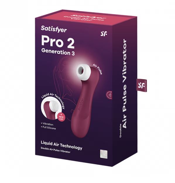 Satisfyer Pro 2 Gen 3-Wine Red