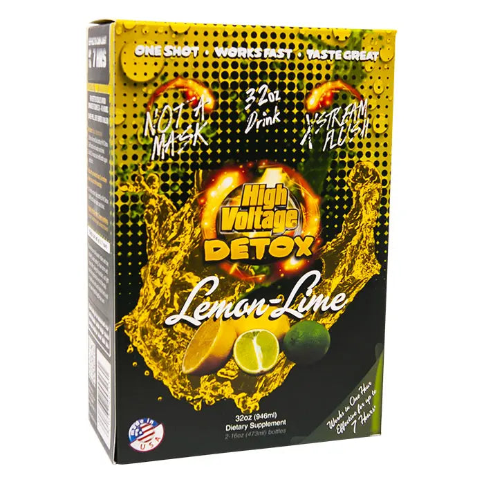 High Voltage: 7hr Detox (Lemon Lime) 32oz/ 2pk