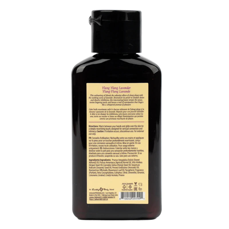 Earthly Body at Night Massage-Ylang Ylang Lavender 2oz