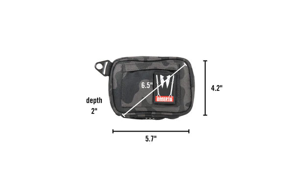 Dime Bags: "Boss" Smell Proof/ Lockable (Oxblood - Size: 7")