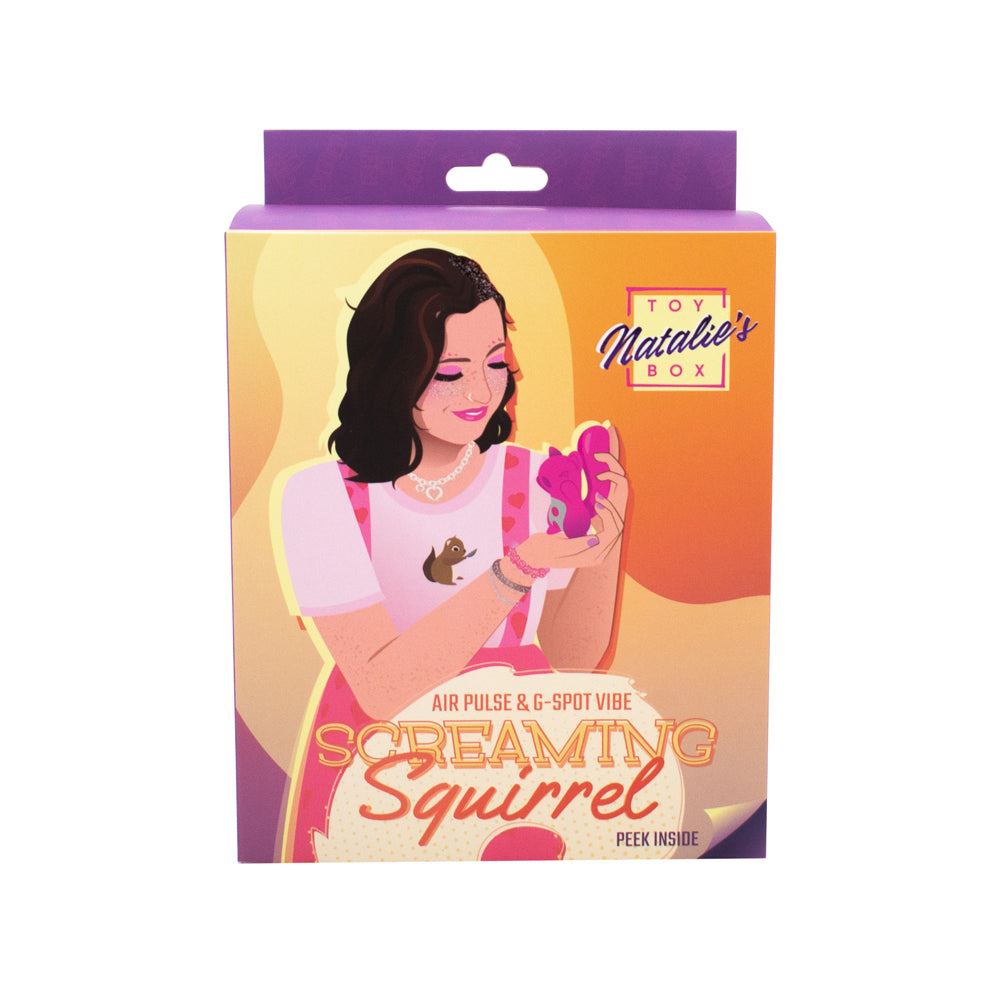 Screaming Squirrel Air Pulse/G-Spot Vibrator