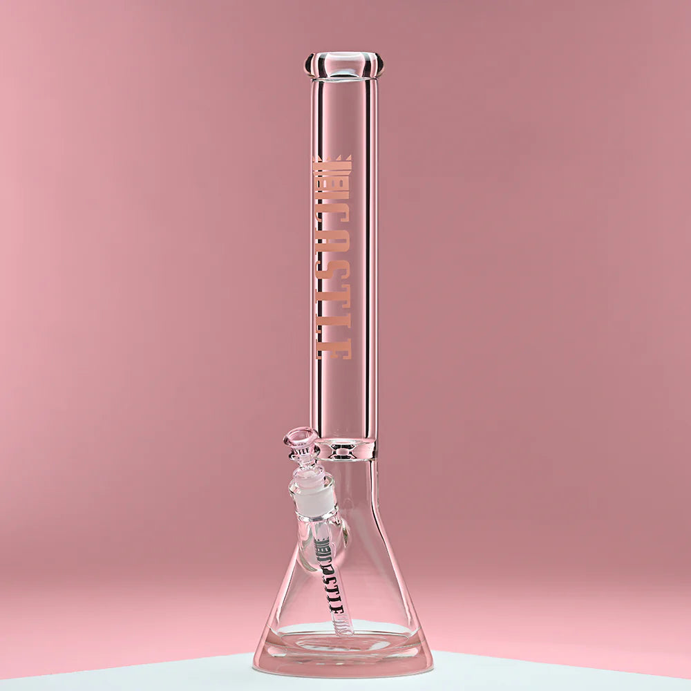 Castle Glass: 18" Standard Color Block (9mm Thick - Pink)