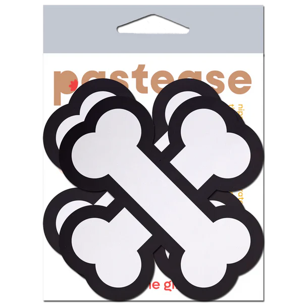 Pasties: White Crossbone
