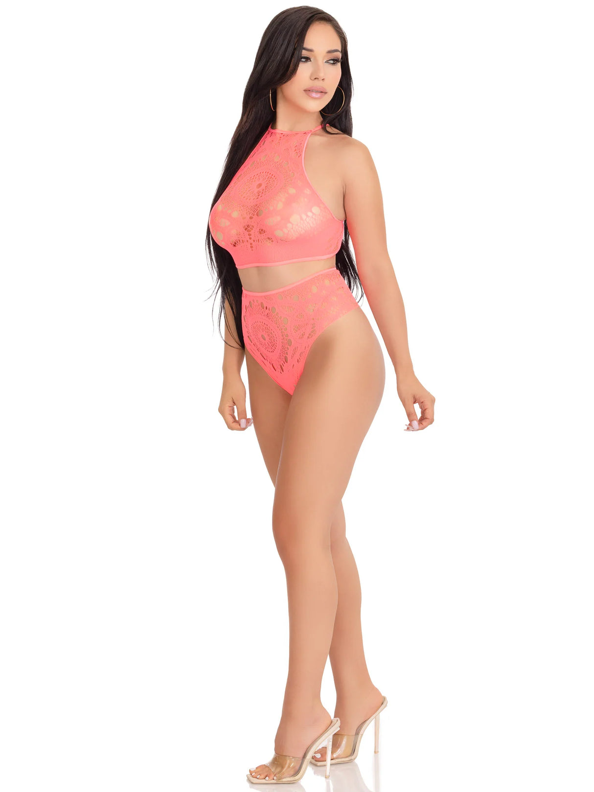 2pc Crochet Halter Set