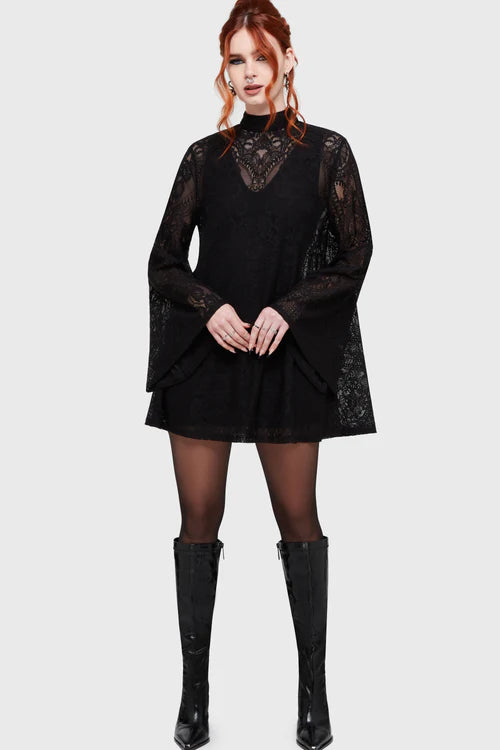 Waltz in Mourning Mini Dress