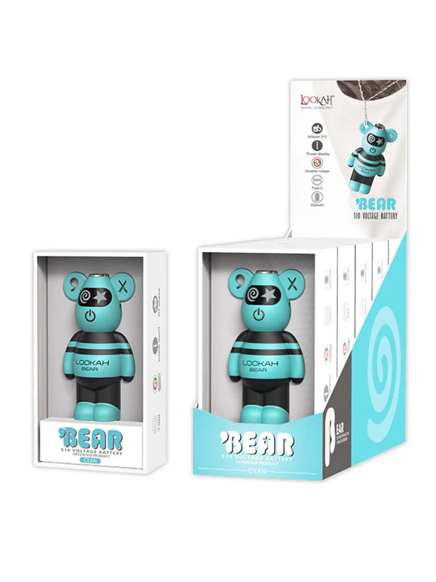 Lookah: "Bear" 510 (500mAH - Cyan)