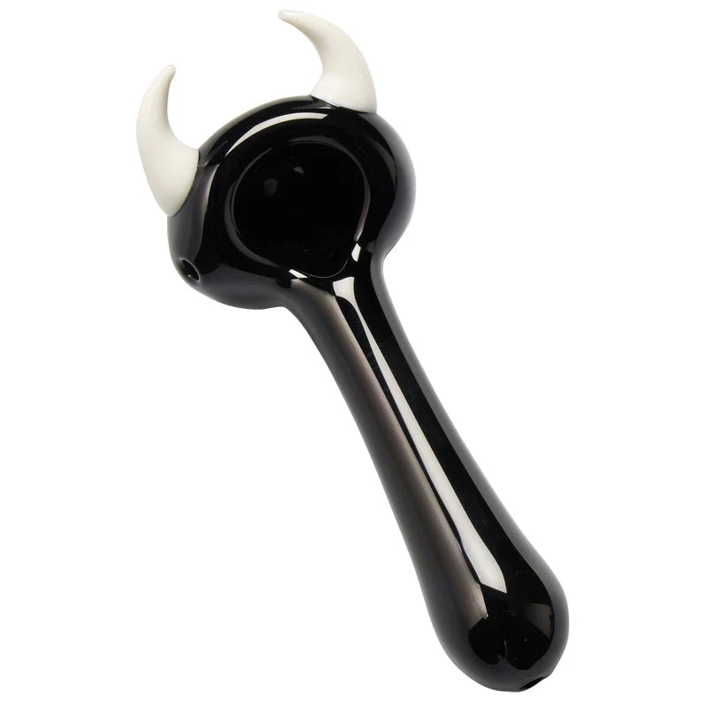 Red Eye Glass: 4.5" White Horns