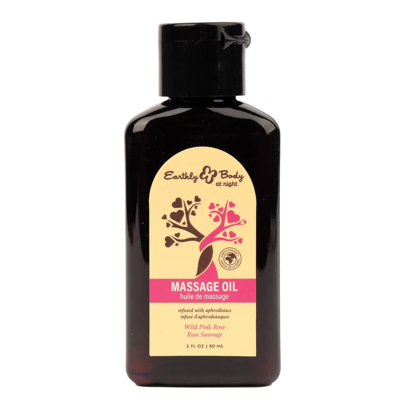 Earthly Body at Night Massage-Wild Pink Rose 2oz