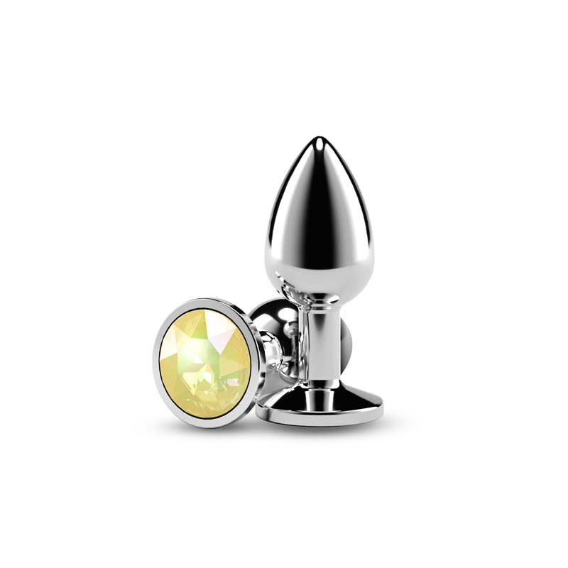Rear Assets - Silver, Small, Yellow Gem