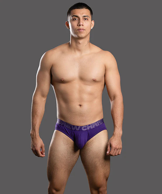 Andrew Christian: Bulge C-Ring Brief- Purple