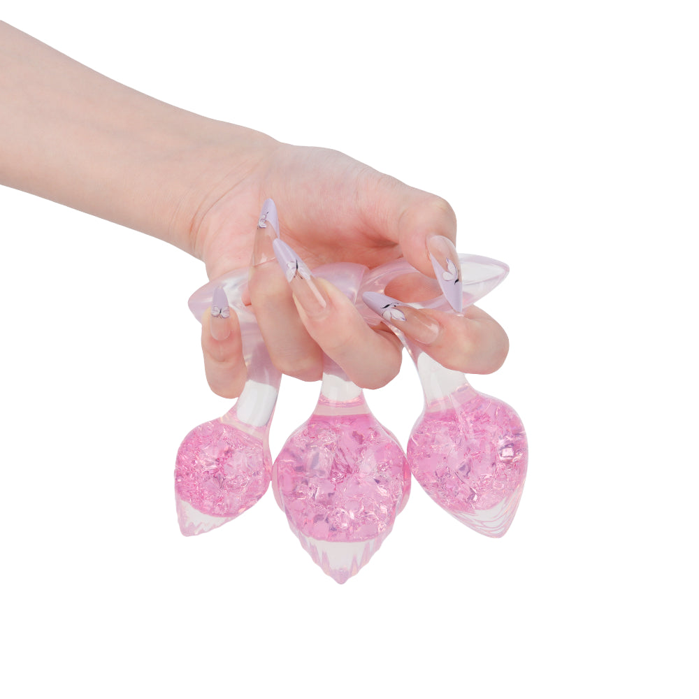 Luxe Prism Anal Plug - Medium - Pink