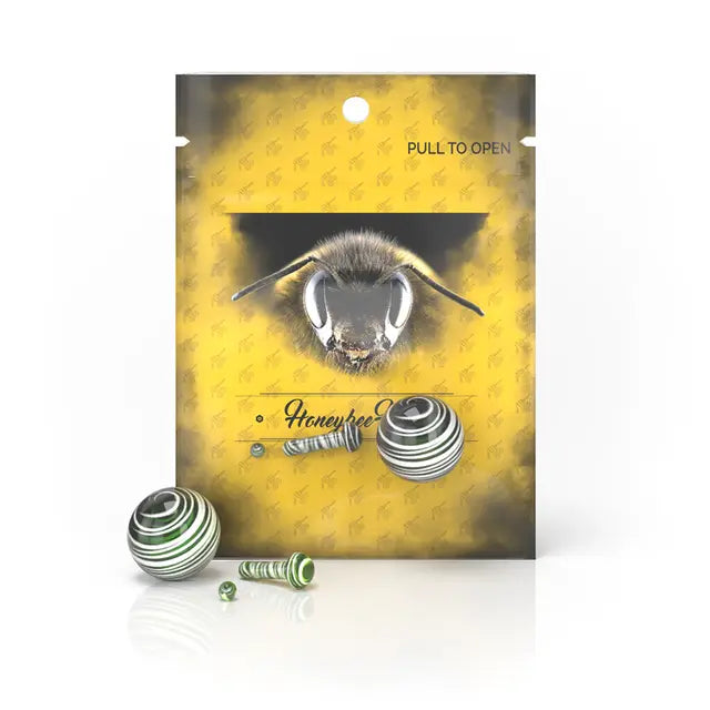 Honeybee Herb: Mushroom Pillar and Marble Set (Green)