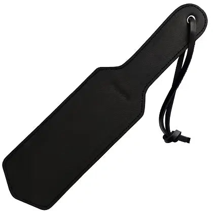 Fetish Play Leather Paddle-Black