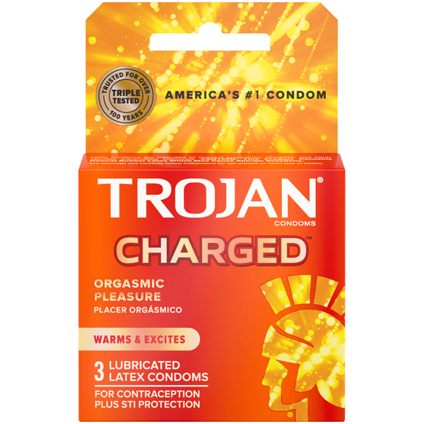 Trojan Charged 3pk
