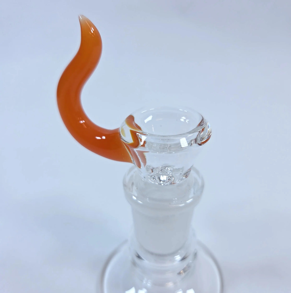 DiscoBox: Clear Bowl w/ Horn (18mm - Orange)
