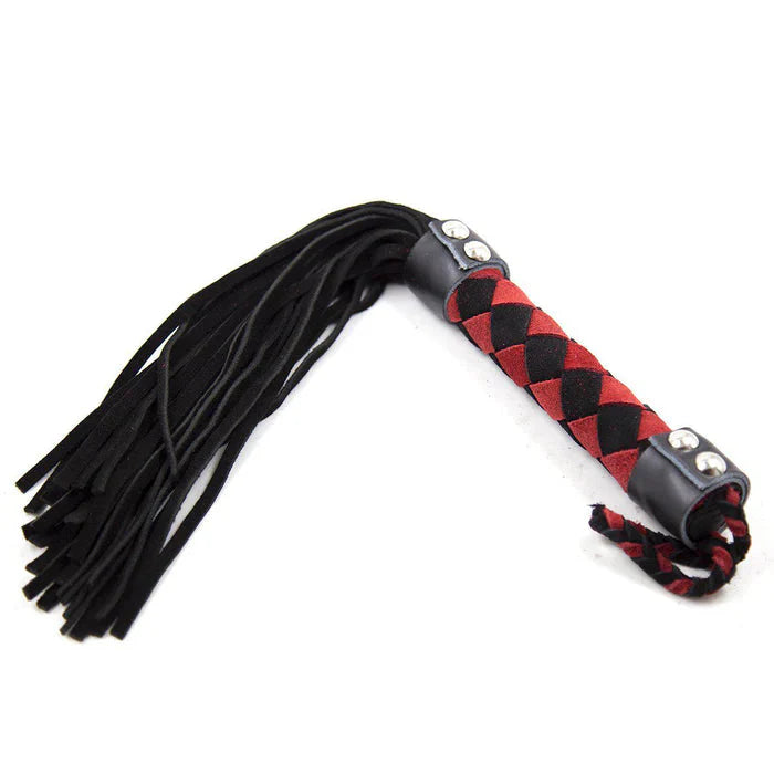 Genuine Leather 15" Flogger-Black