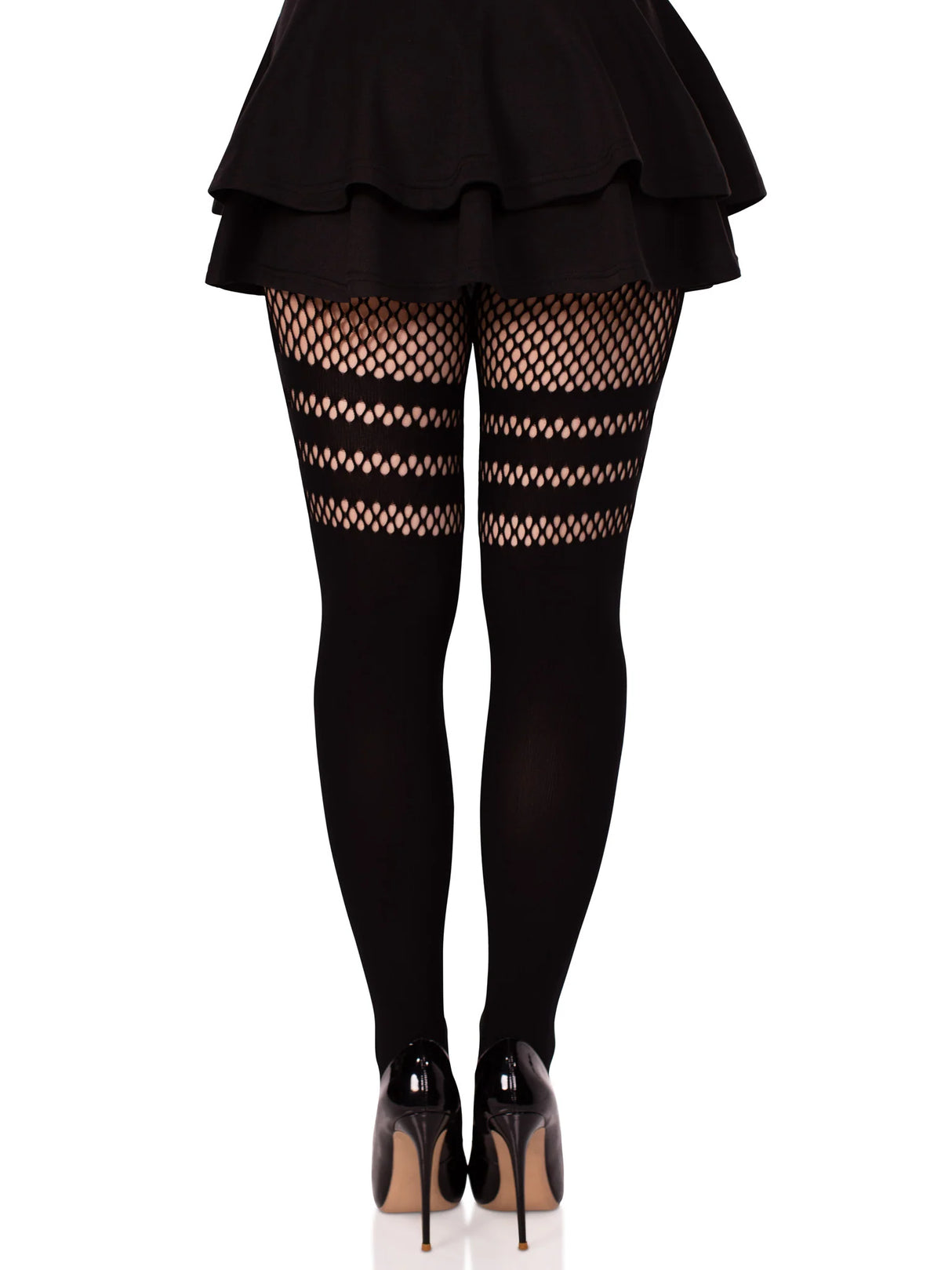 Ada Tights with Fishnet Accent- One Size