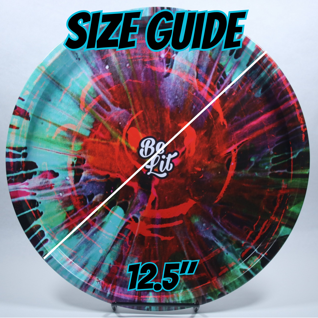 Be Lit: Tie Dye (Round)