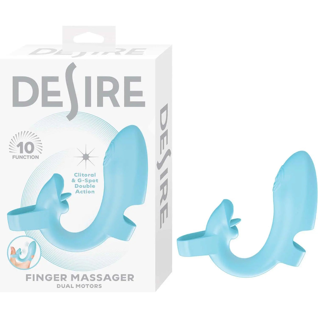 Desire Finger Massager - Blue