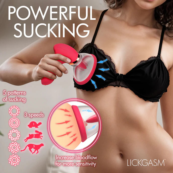 Plump Pleasure Licking & Sucking Stimulator