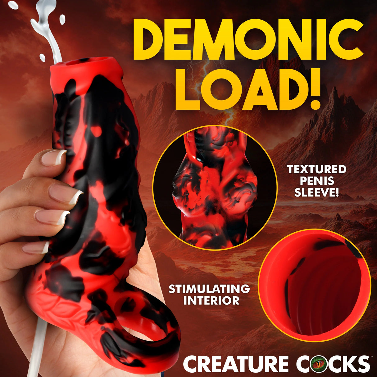 Creature Cocks Hell Hound Squirting Enhancer