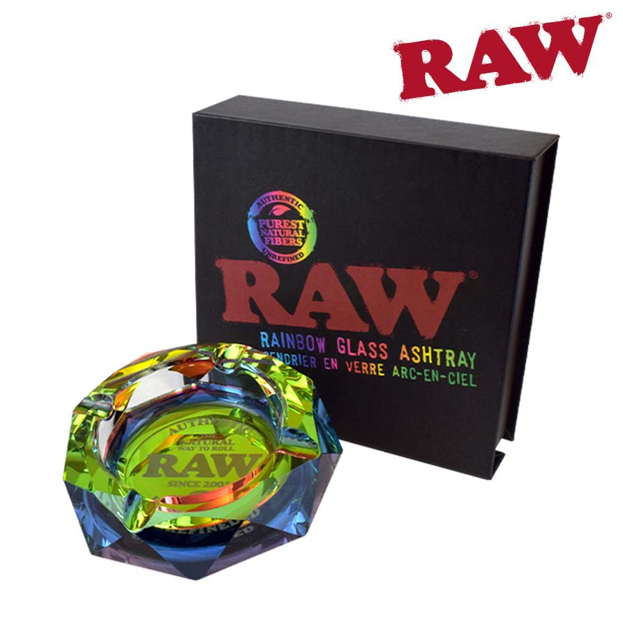 Ashtray: RAW Glass Rainbow