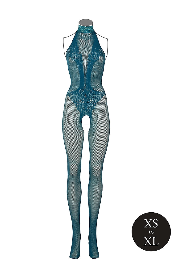 Catsuit: Fishnet & Lace