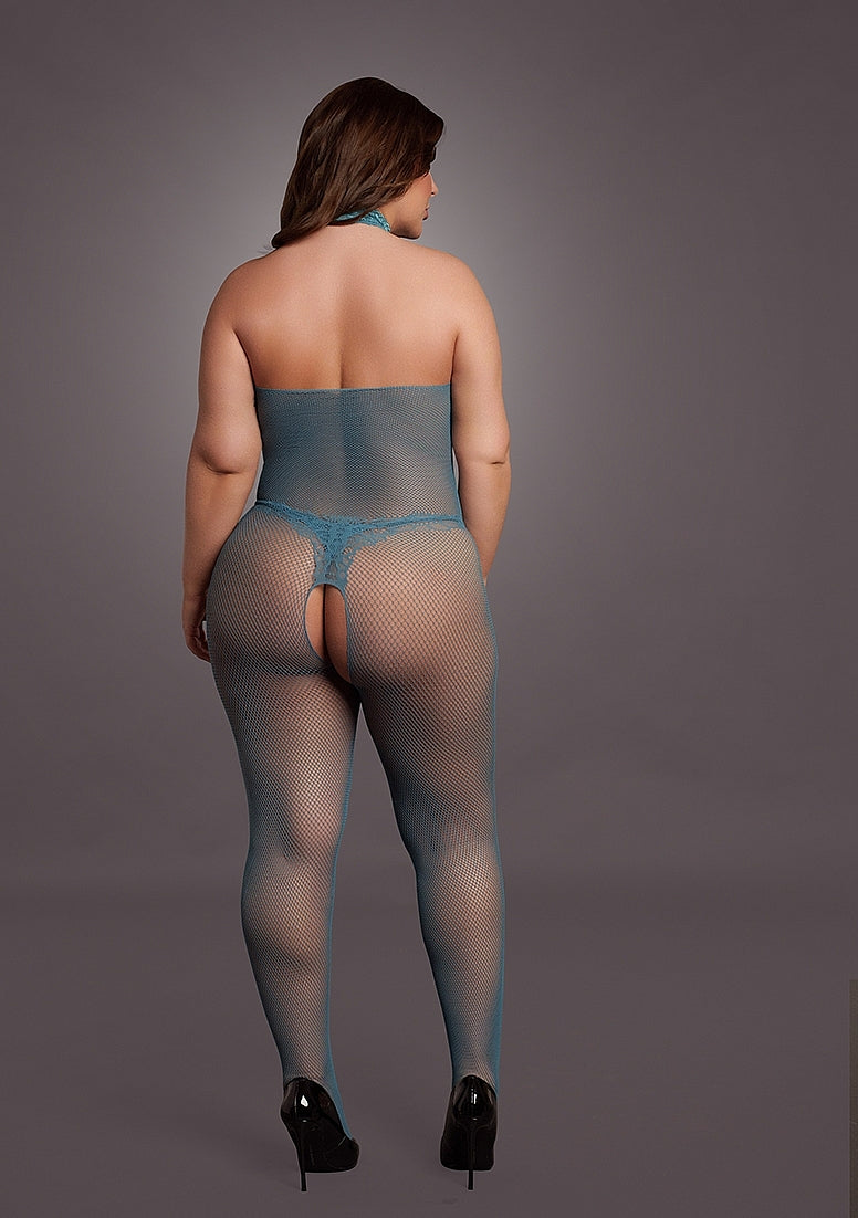 Catsuit: Fishnet & Lace