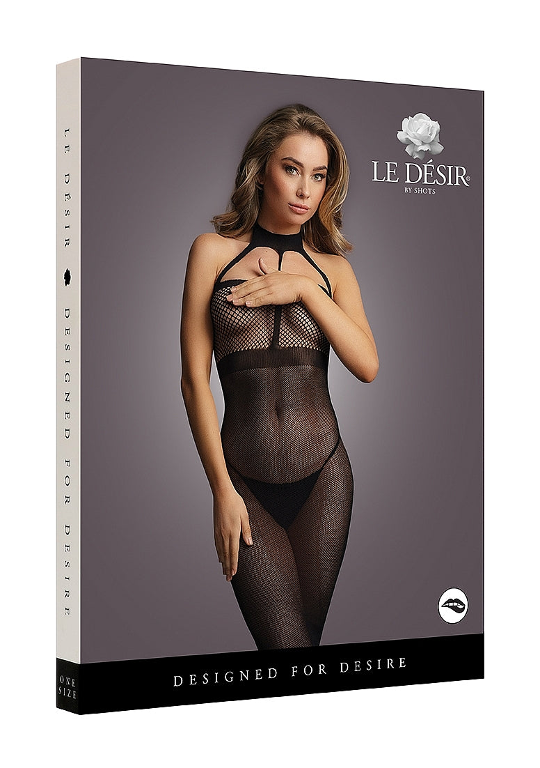 High Neck Dress-Black