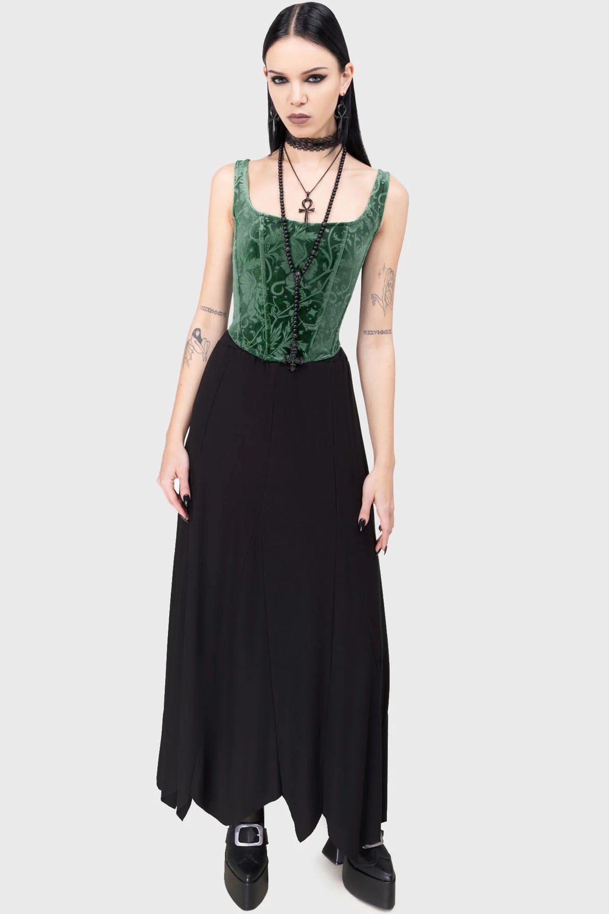 Emerald Envy Corset Top
