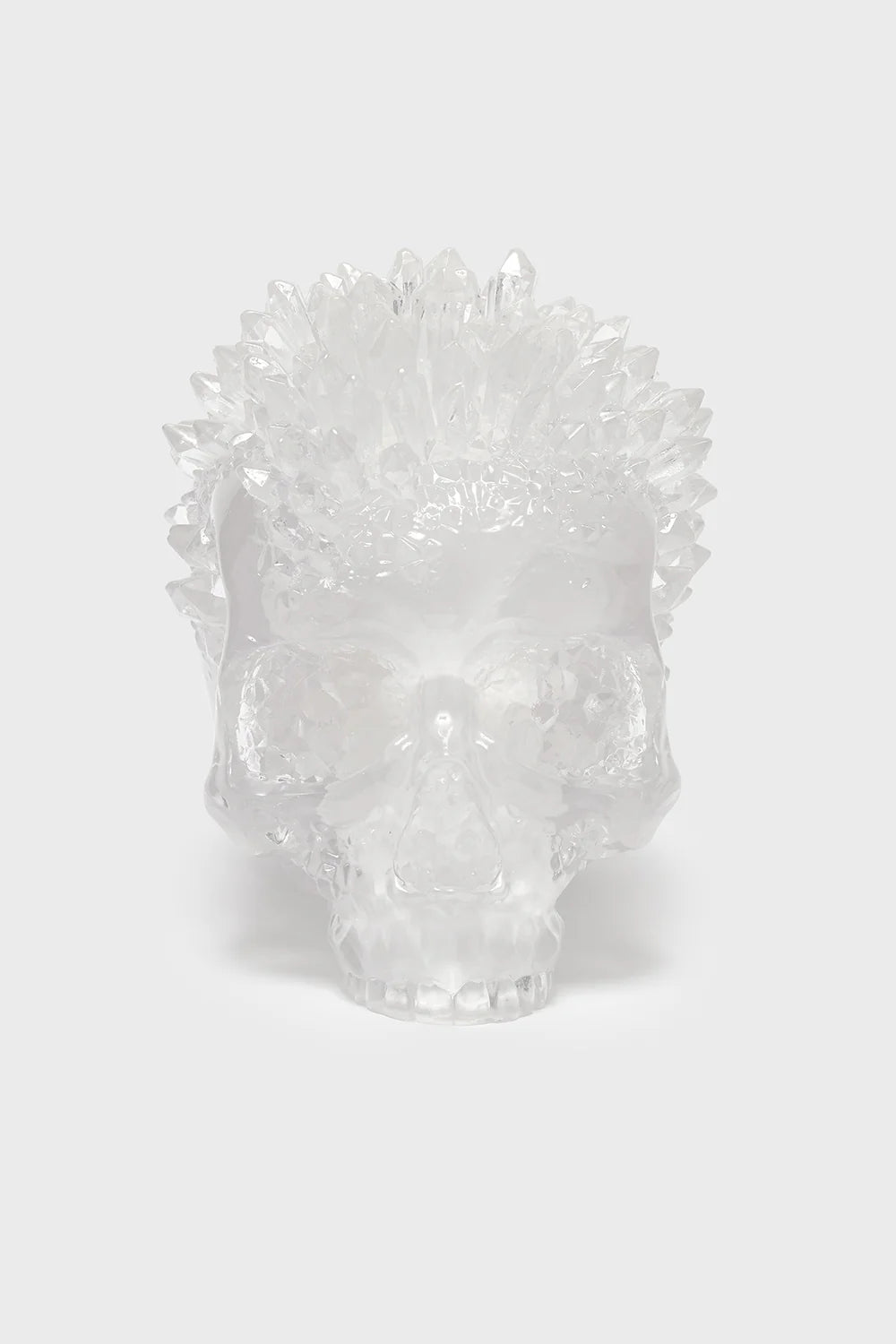 Geode Crystal Skull Ornament