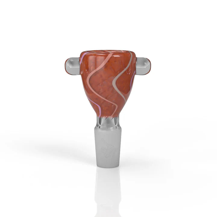 Honeybee Herb Red and White Cone Bowl