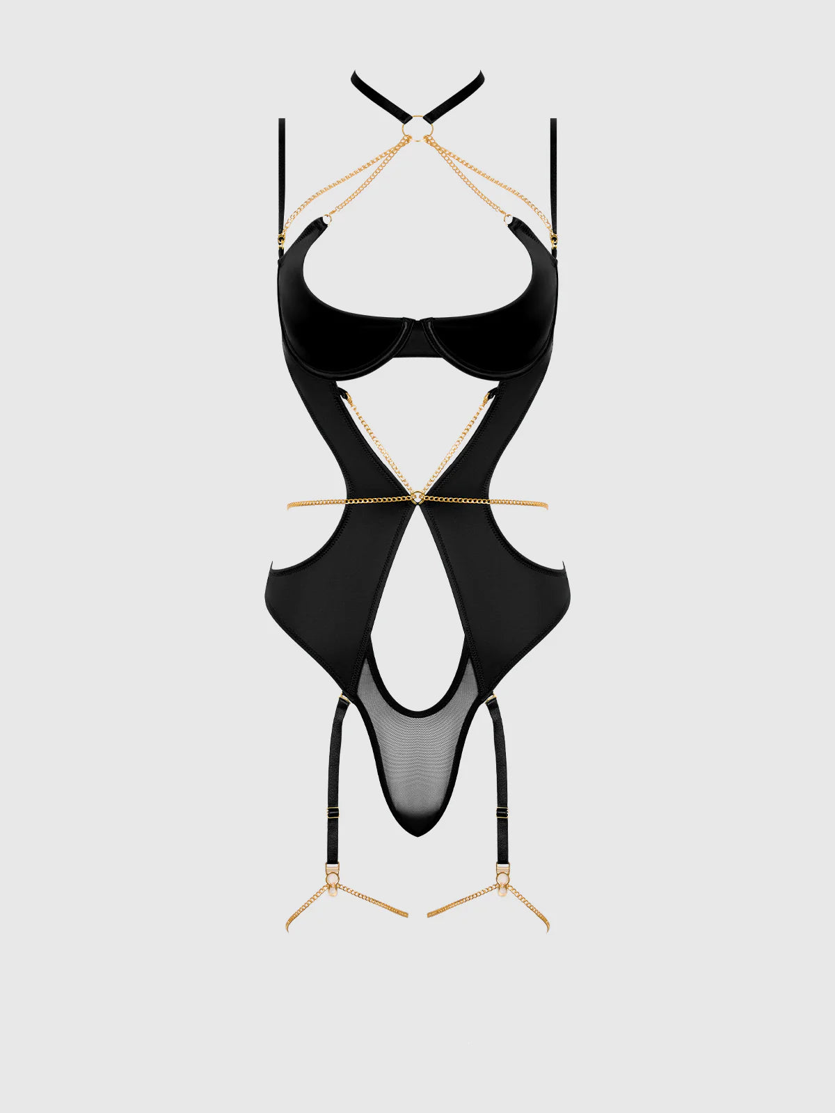 Evangeline Satin & Chain Teddy