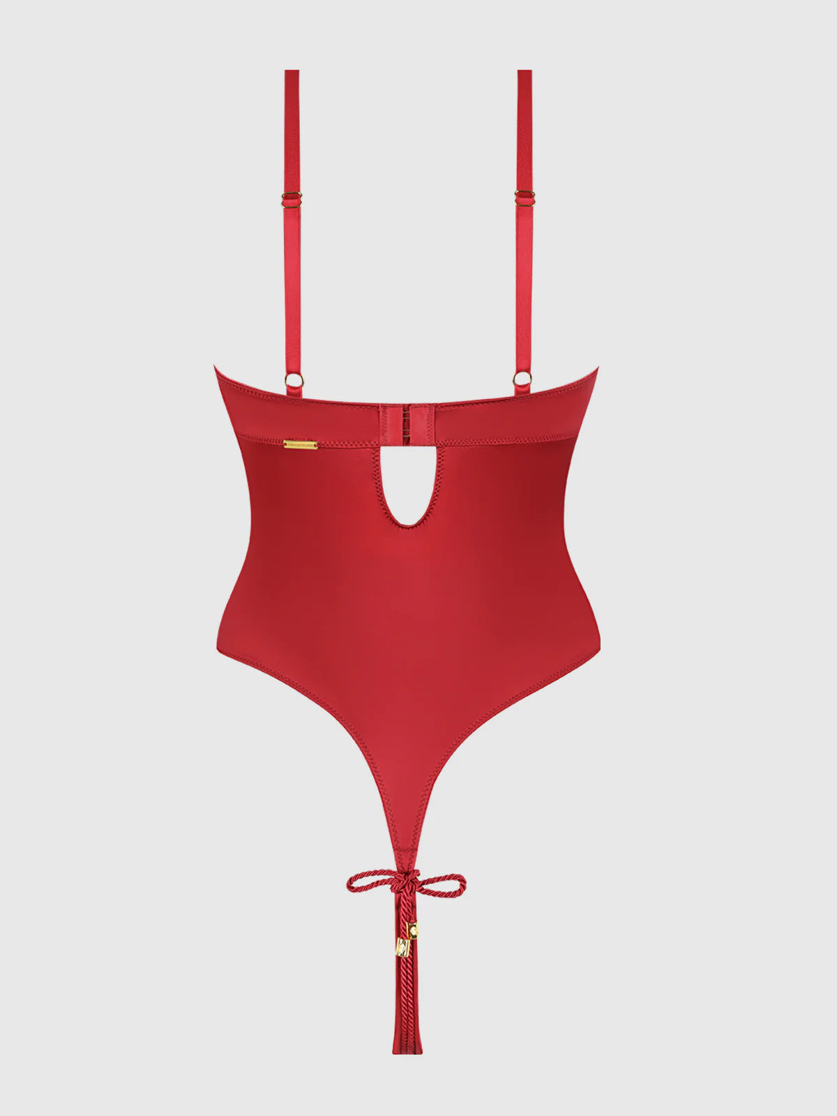 Iryna Silky Micro & Rope Teddy- Red