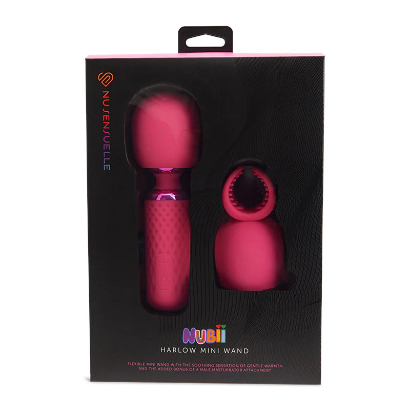 NUBII Harlow Wand with Attachment- Pink