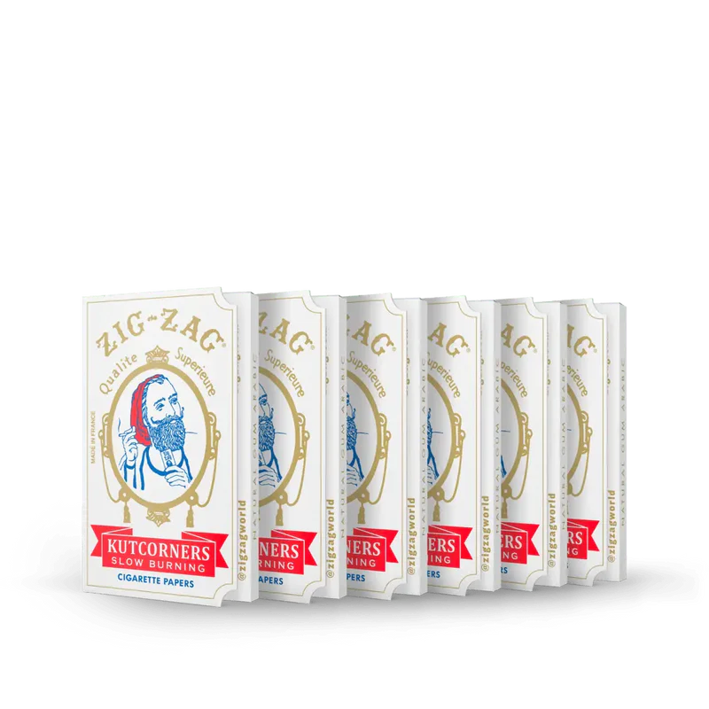 Zig Zag Paper Kutcorner White