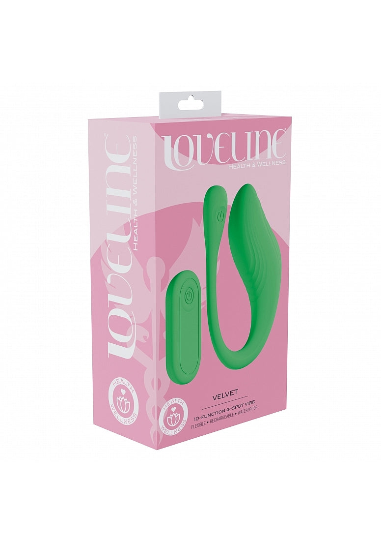 Loveline Velvet G-Spot Green