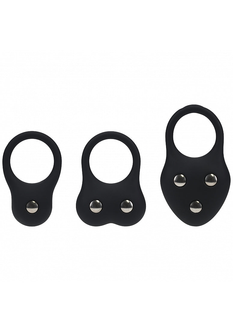 LEVELZ Silicone Training Ring Set-Black