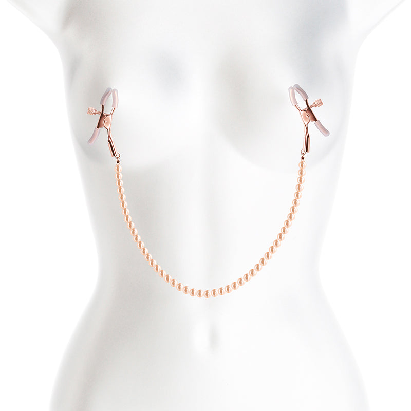 Bound Nipple Clamps: DC1-Rose Gold