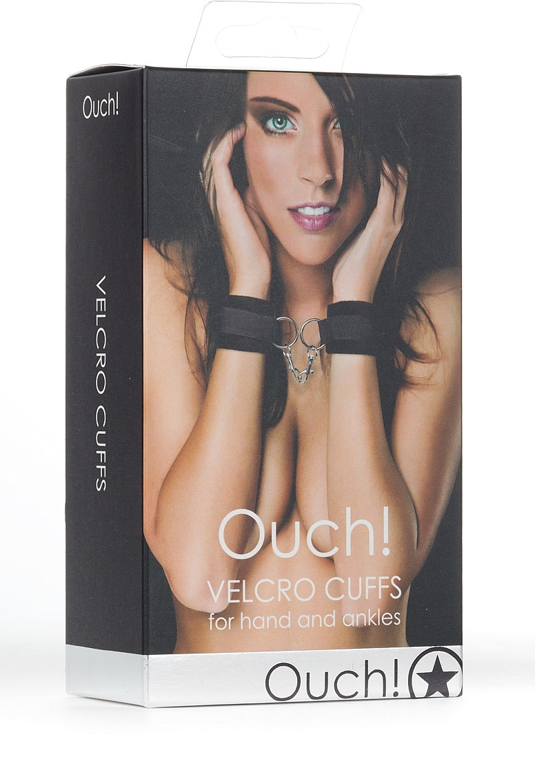 Ouch Velcro Cuffs-Black