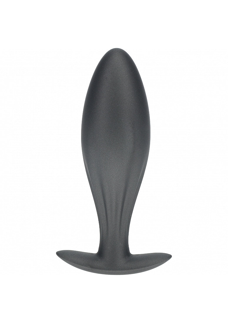 Ouch Oval Anal Plug-Gunmetal