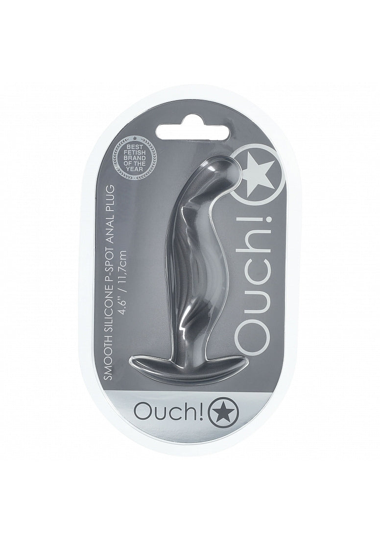 Ouch P Spot Anal Plug-Gunmetal