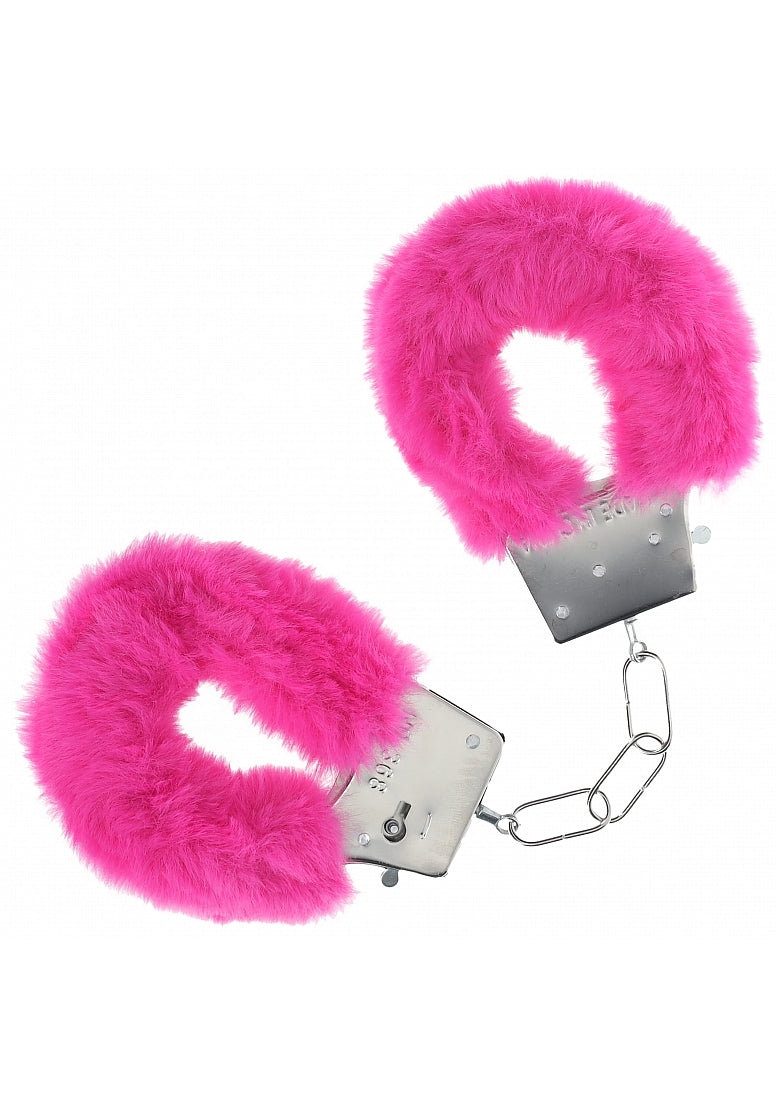 Ouch Classic Fluffy Cuffs-Pink