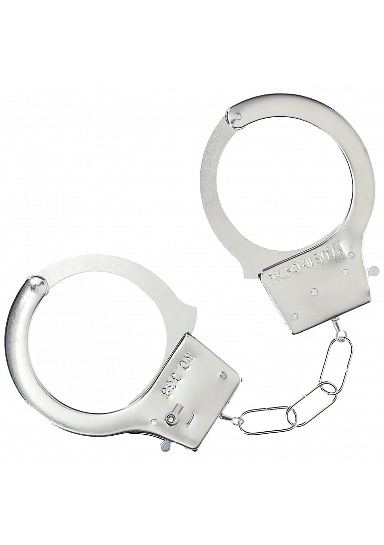 Ouch Classic Metal Cuffs-Silver